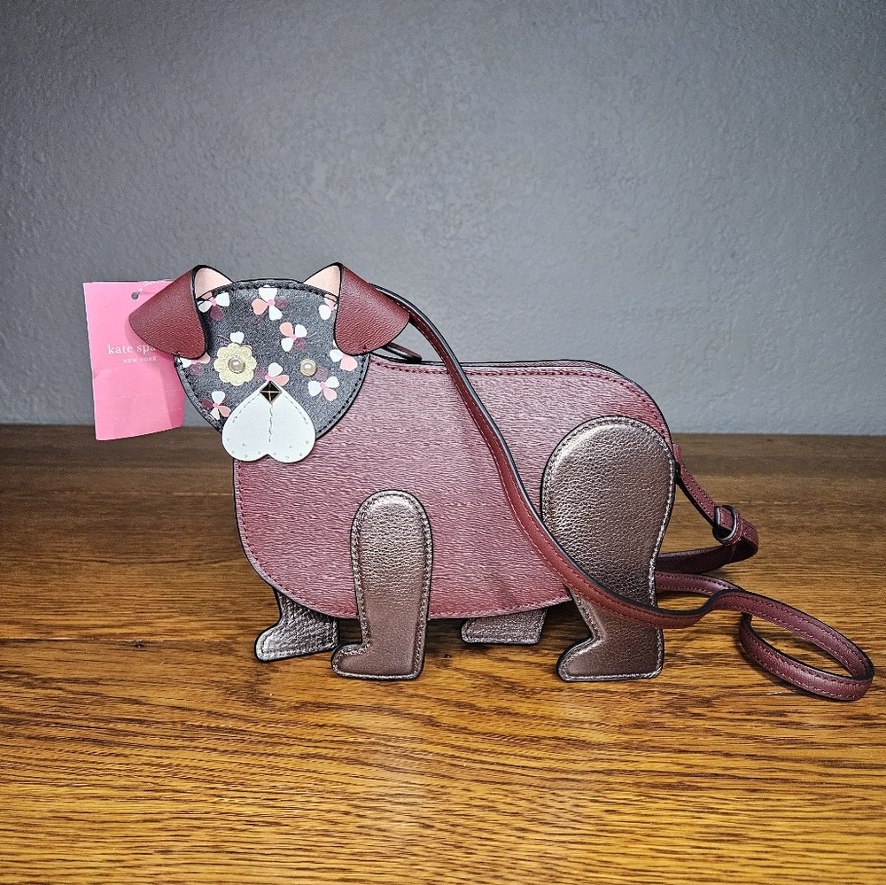 Kate Spade Floral Pup Crossbody NWT - Picture 2 of 13
